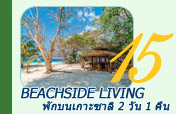 Beachside Living พักบนเกาะซาลิ 2 วัน 1 คืน