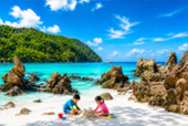 พักผ่อน ว่ายน้ำ ดำน้ำตื้นริมหาด
